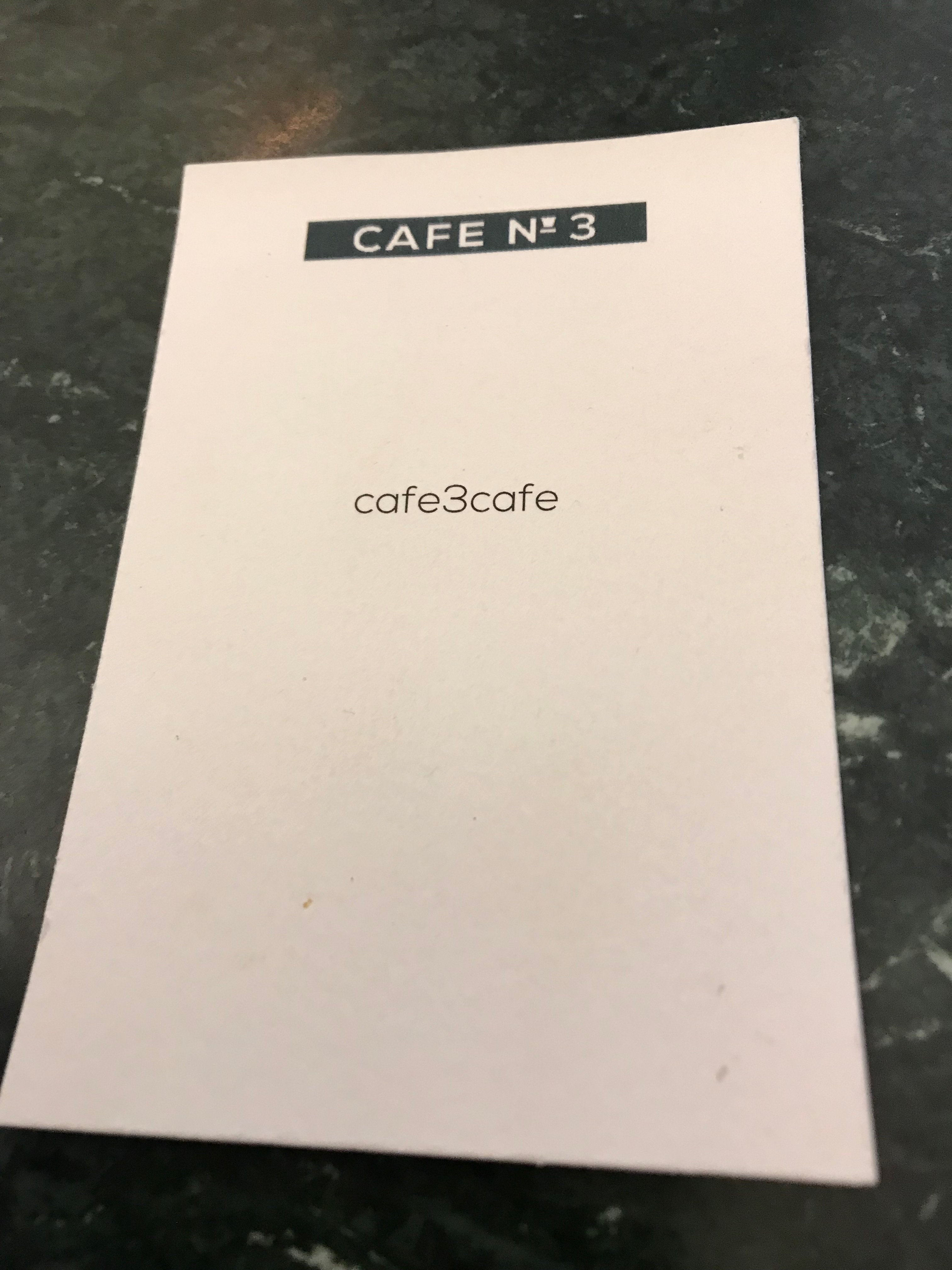 Cafe No. 3